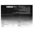 YAMAHA RX-700U Manual de Usuario