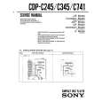SONY CDP-C345 Manual de Servicio
