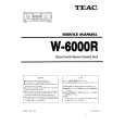 TEAC W-6000R Manual de Servicio