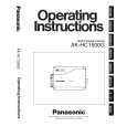 PANASONIC AKHC1500G Manual de Usuario