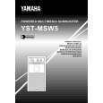 YAMAHA YST-MSW5 Manual de Usuario