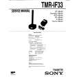 SONY TMR-IF33 Manual de Servicio