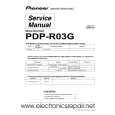 PIONEER PDP-R03G Manual de Servicio PIONEER PDP-R03G Manual de Servicio