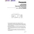 PANASONIC PTL712NTE Manual de Usuario