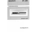 SONY ST-JX5 Manual de Servicio