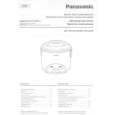 PANASONIC SRTE15PW Manual de Usuario