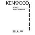 KENWOOD R-K701 Manual de Usuario