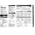 SONY WM-FX20 Manual de Usuario