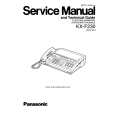 PANASONIC KXF230 Manual de Servicio