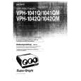 SONY VPH-1041Q Manual de Usuario