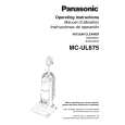 PANASONIC MCUL675 Manual de Usuario