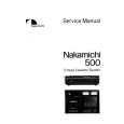 NAKAMICHI 500 Manual de Servicio