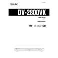 TEAC DV2800VK Manual de Usuario