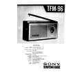 SONY TFM-96 Manual de Servicio