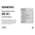 ONKYO DSA1 Manual de Usuario