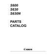 CANON S630N Catálogo de piezas