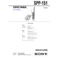 SONY SPP151 Manual de Servicio