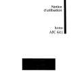 ARTHUR MARTIN ELECTROLUX AFC641W Manual de Usuario