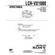 SONY LCH-VX1000 Manual de Servicio