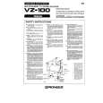 PIONEER VZ-100/KU Manual de Usuario