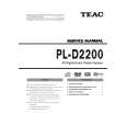 TEAC PL-D2200 Manual de Servicio