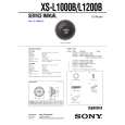 SONY XSL1200B Manual de Servicio