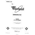 WHIRLPOOL ET16TKXMWR0 Catálogo de piezas
