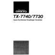 ONKYO TX-7730 Manual de Usuario