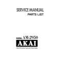 AKAI AM-2950 Manual de Servicio
