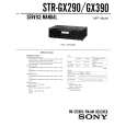 SONY STR-GX390 Manual de Servicio