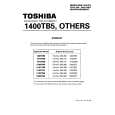 TOSHIBA 1400TB5 Manual de Servicio