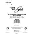 WHIRLPOOL SF3100SRW2 Catálogo de piezas