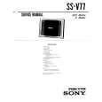 SONY SS-V77 Manual de Servicio SONY SS-V77 Manual de Servicio