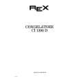 REX-ELECTROLUX CI1300D Manual de Usuario
