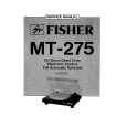 FISHER MT-275 Manual de Servicio
