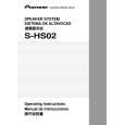 PIONEER S-HS02/DLTXJI Manual de Usuario