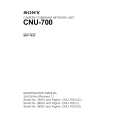 SONY CNU-700 Manual de Servicio