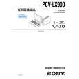 SONY PCVLX900 Manual de Servicio