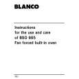 BLANCO BSO665X Manual de Usuario