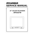 SYLVANIA SRT2227W Manual de Servicio