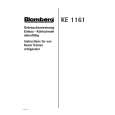 BLOMBERG KE1161 Manual de Usuario