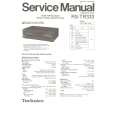 TECHNICS RS-TR333 Manual de Servicio