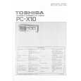 TOSHIBA PCX10 Manual de Servicio