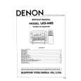 DENON UD-M5 Manual de Servicio
