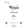 WHIRLPOOL LE7080XSW0 Catálogo de piezas