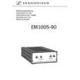 SENNHEISER EM 1005-90 Manual de Usuario