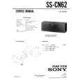 SONY SS-CN62 Manual de Servicio