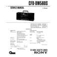SONY CFD-DW560S Manual de Servicio