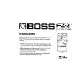 BOSS FZ-2 Manual de Usuario