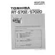 TOSHIBA RT-S702D Manual de Servicio